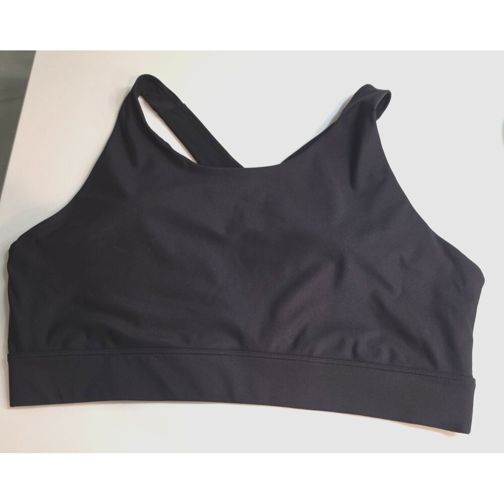 Fabletics Black No-Bounce High Impact Sports Bra - Style BA2149174 Plus Size 2X